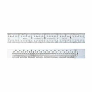L.S. Starrett 56660 C622R-6 6" Steel Rule Sp