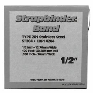 Strapbinder ST203 14203 3/8"X100' Type201Stainless Strapbinder (1 ROL)