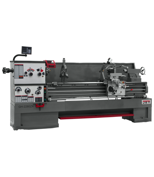 JET JT9-321579 GH-2280ZX With Newall NMS800 DRO With Taper Attachment and Collet Closer