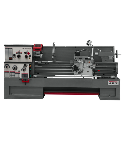 JET JT9-321940 GH-1660ZX, 3-1/8" Spindle Bore Geared Head Lathe