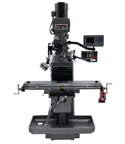 JET JT9-690630 JTM-1050EVS2/230 Mill With 3-Axis Acu-Rite 203 DRO (Quill) With X-Axis Powerfeed and Air Powered Dr