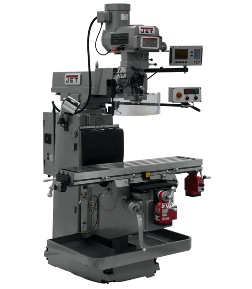 JET JT9-698051 JTM-1254VS With  ACU-RITE  203 DRO X & Y Powerfeeds