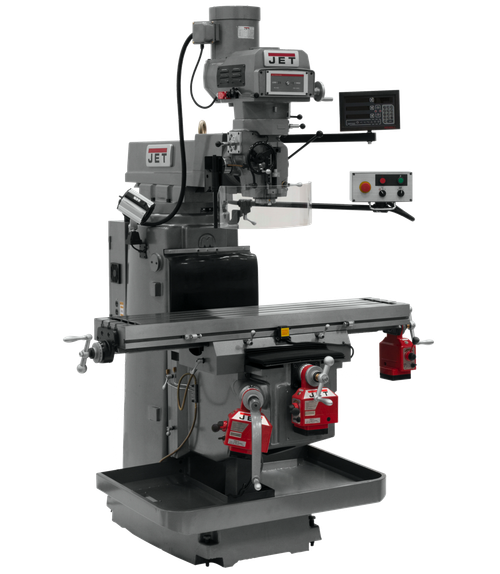JET JT9-698071 JTM-1254VS With Newall NMS800 DRO X,Y&Z  Powerfeeds