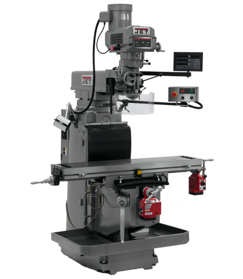 JET JT9-698140 JTM-1254RVS With Newall NMS800 3X (Q) DRO,  X & Y Powerfeeds