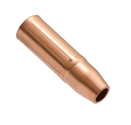 23-50: 1/2" Threaded Copper MIG Nozzle MIG Nozzle - Tweco Style Self Insulated