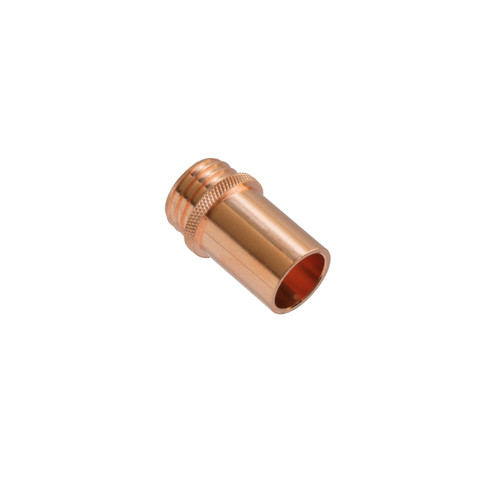 24Ct-75S: 3/4" Course Thread, 1/8" Recess Copper MIG Nozzle MIG Nozzle - Tweco Style Coarse Thread 1/8" Recess