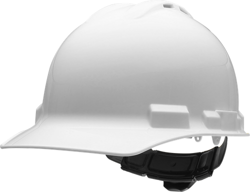 Ironclad Yukon CS400, Standard Brim, Vented, 4 Pt, Class C, White HHC-SBVW