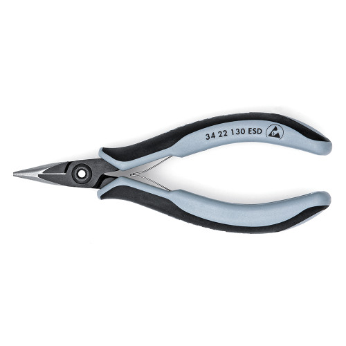 Knipex Electronics Pliers-Half Round Tips, ESD Handles 3422130ESD