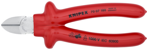 Knipex 70 07 180 Diagonal Cutters-1000V Insulated