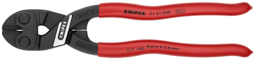 Knipex CoBolt High Leverage Compact Bolt Cutters-Fencing with Notched Blade 7131200R
