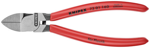 Knipex 72 01 160 SB Diagonal Pliers for Flush Cutting Plastics