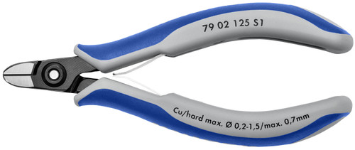 Knipex 79 02 125 S1 Aviation Round Nose Diagonal Cutters