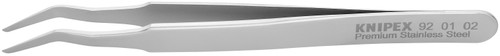 Knipex Premium Stainless Steel Positioning Tweezers-35Angled-SMD 920102