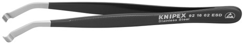 Knipex Stainless Steel Positioning Tweezers-35Angled-ESD 921602ESD