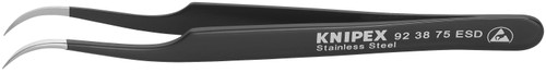 Knipex Stainless Steel Gripping Tweezers-Needle-Point Tips-ESD 923875ESD