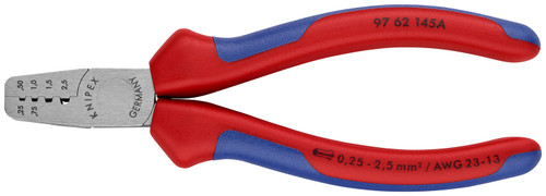 Knipex 97 62 145 A Crimping Pliers for Wire Ferrules