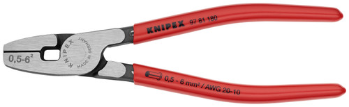 Knipex 97 81 180 Crimping Pliers for Wire Ferrules