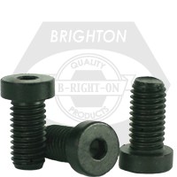 #4-40 x 1/2" Low Head Socket Cap Screws, Thermal Black Oxide, Coarse (UNC), Alloy Steel, Qty 100