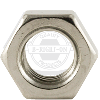 M10-1.00 Hex Nuts, A2-70 Stainless Steel, Extra Fine, DIN 934, Qty 100