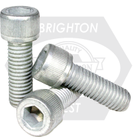 5/8"-18 x 1 1/2" Socket Head Cap Screws, Mechanical Zinc Cr+3, Full Thread, Fine (UNF), Alloy Steel, Qty 50