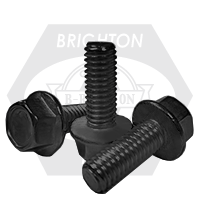 M8-1.25 x 60 mm Hex Flange Bolts, Non-Serrated, Metric Class 10.9, Plain Finish, Partial Thread, Coarse (UNC), DIN 6921, Qty 50