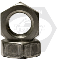 M12-1.75 Hex Jam Nuts, Metric Class 04, Plain Finish, Coarse (UNC), DIN 439B, Qty 100