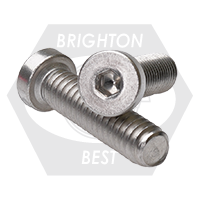 1/4"-20 x 1/2" Low Head Socket Cap Screws, 18-8 Stainless Steel A2, Full Thread, Qty 100