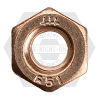 3/4"-10 Hex Nuts, 651 Silicon Bronze Finish, Qty 30