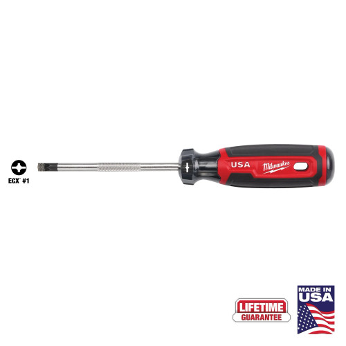 Milwaukee MT215 #1 ECX 4" Cushion Grip Screwdriver (USA)