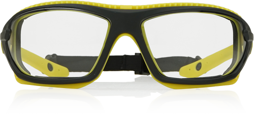 Hybrid, Black Frame 2, As Af, Clear, Eyhb-Bkc2, Ironclad Safety Glasses, Qty 12