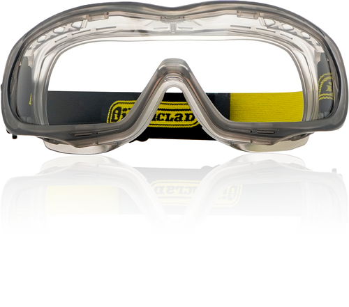 Safety Goggles - Ski Style, Clear, Eygg-V3C, Ironclad Safety Glasses, Qty 6