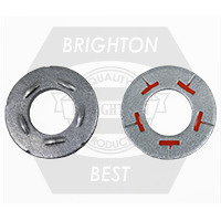 7/8" (Mfg# 78120Mgdsq) Durasquirt Washers, Mechanical Galvanized (D.T.I. Washers, )(For A-325), Qty 850