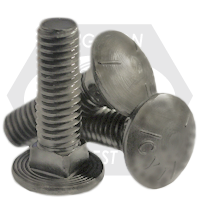 3/4"-10 x 2 1/2" Carriage Bolts, Grade 5, Hot-Dipped Galvanized HDG, Full Thread, Qty 120