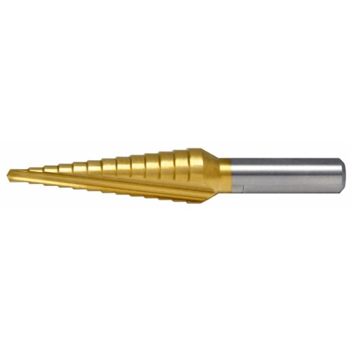 Alfa Tools MB52504TN " D" HSS Probit Cone Drill Tin Coated