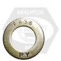 2 1/4" x 4" Structural Flat Washers, F436, Plain Finish, Medium Carbon Steel, Qty 60
