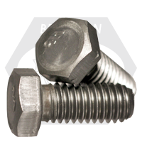 7/8"-9 x 12" Hex Cap Screws, Grade 2, Plain Finish, Partial Thread, Qty 18