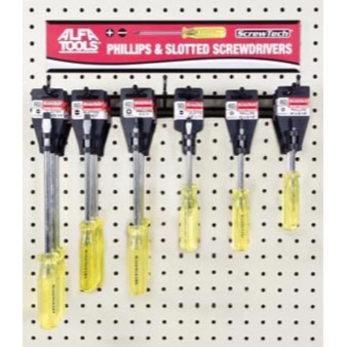 Alfa Tools SCD153H #10 x 8 Spanner Screwdriver Hanger