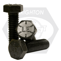 1 1/4"-12 x 8" Hex Cap Screws, Grade 8, Plain Finish, Fine (UNF), Alloy Steel, Made in USA, Qty 10