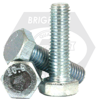 M5-0.80 x 12 mm Hex Cap Screws, Metric Class 10.9, Zinc Cr+3 Bake, Full Thread, Coarse (UNC), Alloy Steel, DIN 933 / ISO 4017, Qty 5000