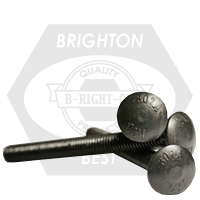 5/8"-11 x 28" Carriage Bolts, Grade A, A307, Plain Finish, Partial Thread (6" Thread), Qty 30