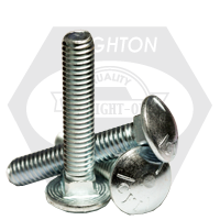 5/8"-11 x 2 1/4" Carriage Bolts, Grade 5, Zinc Cr+3, Full Thread, Coarse (UNC), Qty 200