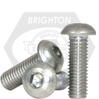 #10-24 x 5/8" Button Head Socket Cap Screws, Non-Standard, 18-8 Stainless Steel A2, Full Thread, Coarse (UNC), Qty 100
