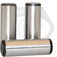 1" x 4" (58-62 Hrc) Dowel Pins, Alloy, Thru Hardened, Qty 10
