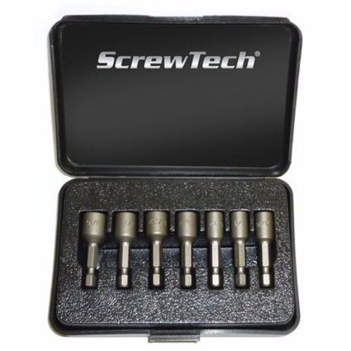 Alfa Tools HSN66698W 7pc Non Magnetic Nut Driver Set 1-3/4" Overall