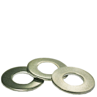 #10 x 1/2" x 0.049 Flat Washers, SAE Standard,18-8 Stainless Steel A2, Qty 500