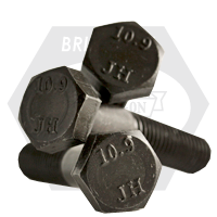 M42-4.50 x 150 mm Hex Cap Screws, Metric Class 10.9, Plain Finish, Partial Thread, Coarse (UNC), Alloy Steel, DIN 931 / ISO 4014, Qty 1