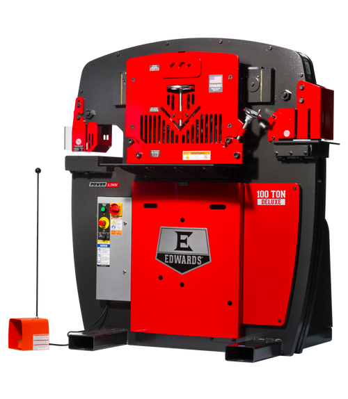 EDWARDS 100T DELUXE IRONWORKER - 3PH, 380V, AC IW100DX-3P380-AC