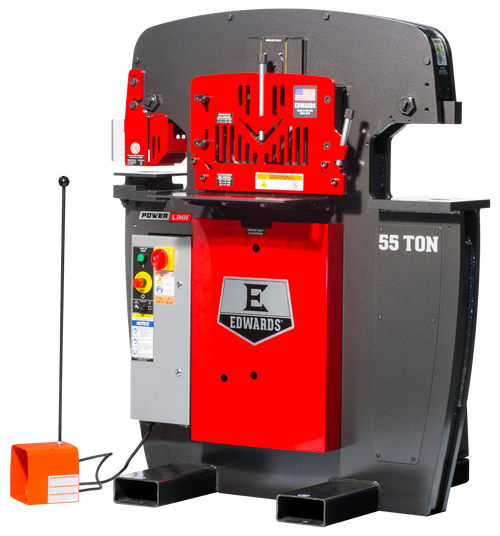EDWARDS ED9-IW55-3P230-A 55 Ton Ironworker 3 Phase, 230 Volt With Powerlink