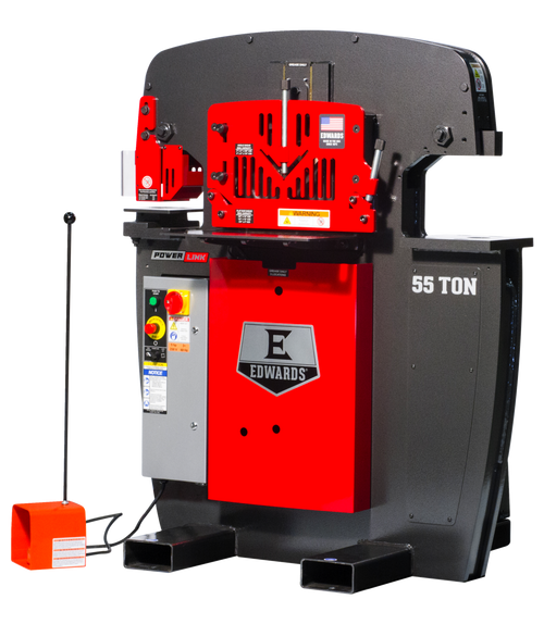 EDWARDS ED9-IW55-3P460-A 55 Ton Ironworker 3 Phase, 460 Volt With Powerlink