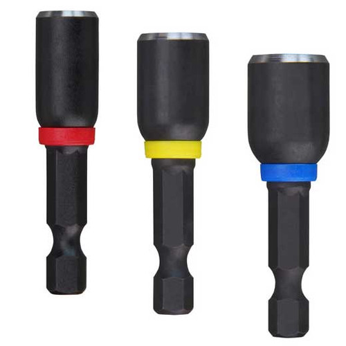 Milwaukee 49-66-4561 SHOCKWAVE Impact Duty 1-7/8" Magnetic Nut Driver Set 3PC